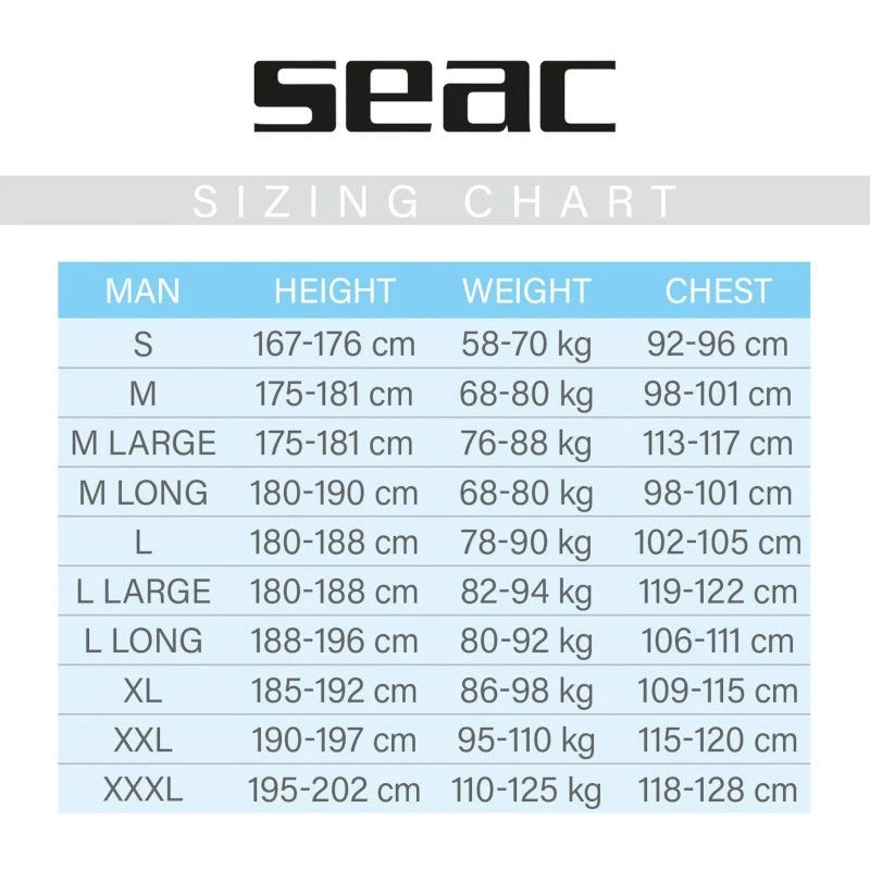 Combinaison Plongée Homme Seac Space 7mm 22 Combinaison Plongée Homme Seac Space 7mm – Image 20