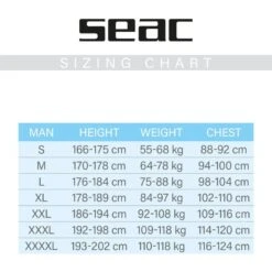 Combinaison Seac Sense Homme 3mm -Seac combinaison seac sense homme 3mm 3
