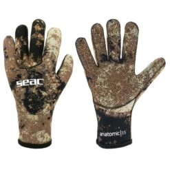 Gants De Chasse Seac Camo Marron 3,5mm