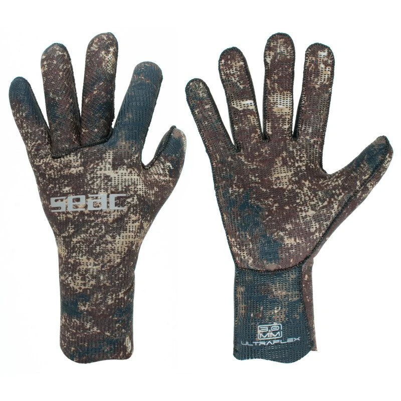 Gants De Chasse Seac Ultraflex Camo Marron 3mm 3 Gants De Chasse Seac Ultraflex Camo Marron 3mm