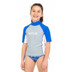 Lycra MC Seac Evo Enfant Bleu -Seac lycra mc seac evo enfant bleu 3