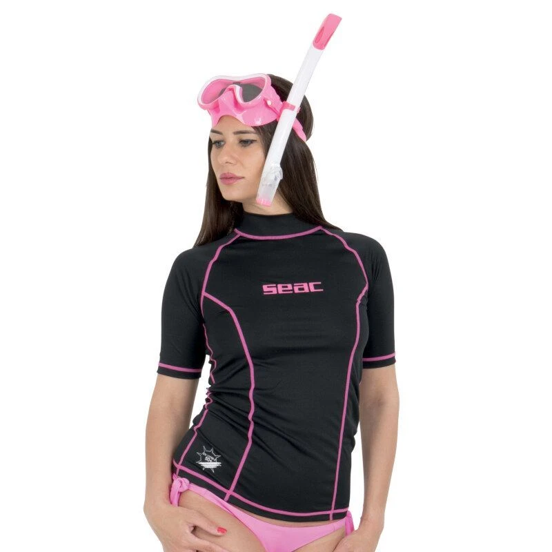 Lycra MC Seac T-Sun Femme Noir 4 Lycra MC Seac T-Sun Femme Noir – Image 2