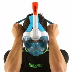Masque Snorkeling Seac Grande Faciale Magica Blanc/Orange -Seac masque snorkeling seac grande faciale libera magica blanc orange 6
