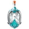Masque Snorkeling Seac Grande Faciale Libera Turquoise/Orange -Seac masque snorkeling seac grande faciale libera turquoise orange