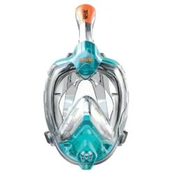 Masque Snorkeling Seac Grande Faciale Libera Turquoise/Orange