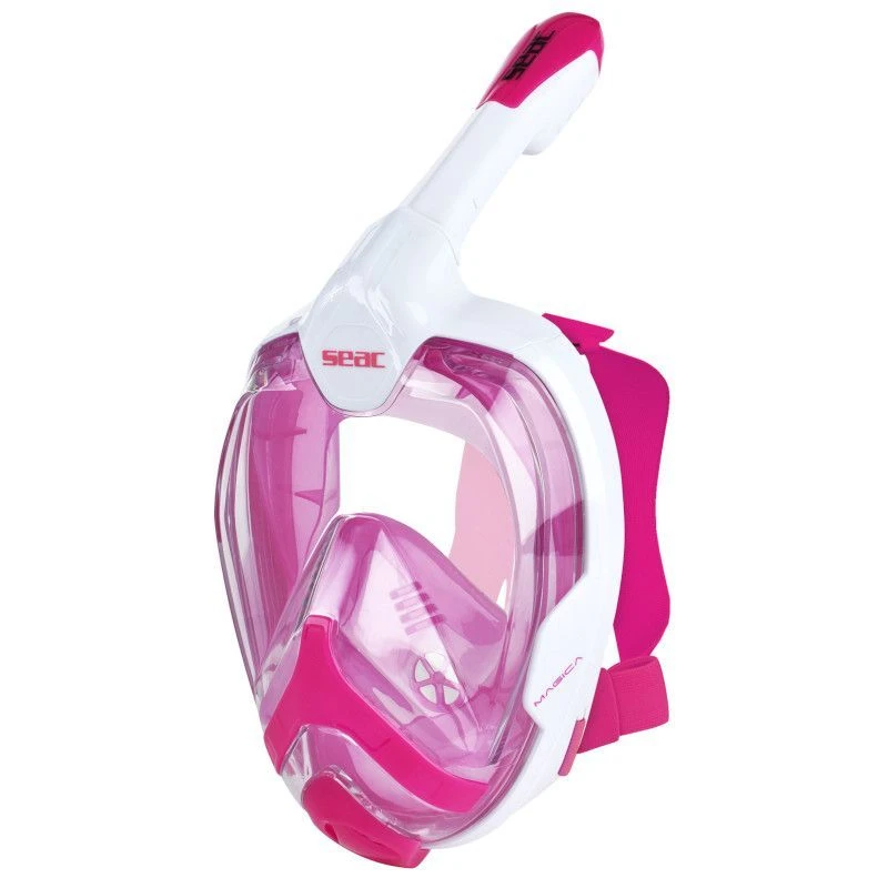 Masque Snorkeling Seac Grande Faciale Magica Blanc/Rose 4 Masque Snorkeling Seac Grande Faciale Magica Blanc/Rose – Image 2