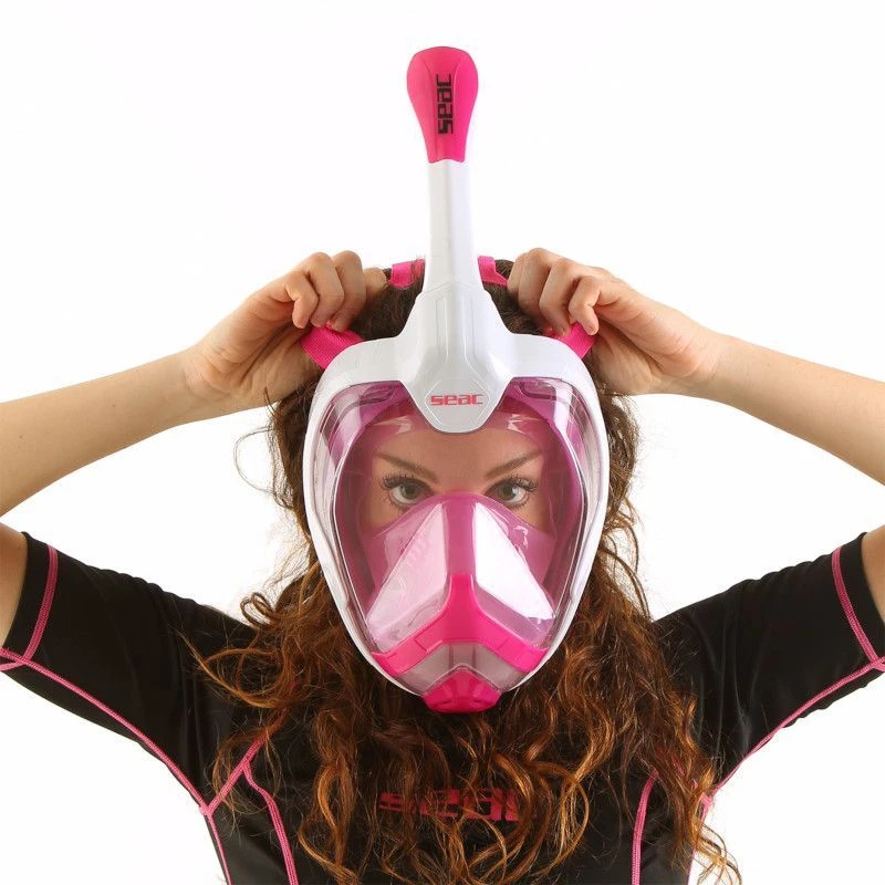 Masque Snorkeling Seac Grande Faciale Magica Blanc/Rose 14 Masque Snorkeling Seac Grande Faciale Magica Blanc/Rose – Image 12