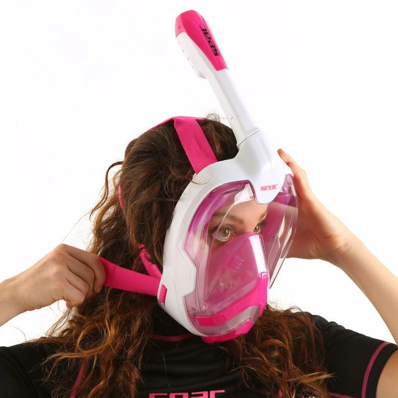 Masque Snorkeling Seac Grande Faciale Magica Blanc/Rose 15 Masque Snorkeling Seac Grande Faciale Magica Blanc/Rose – Image 13