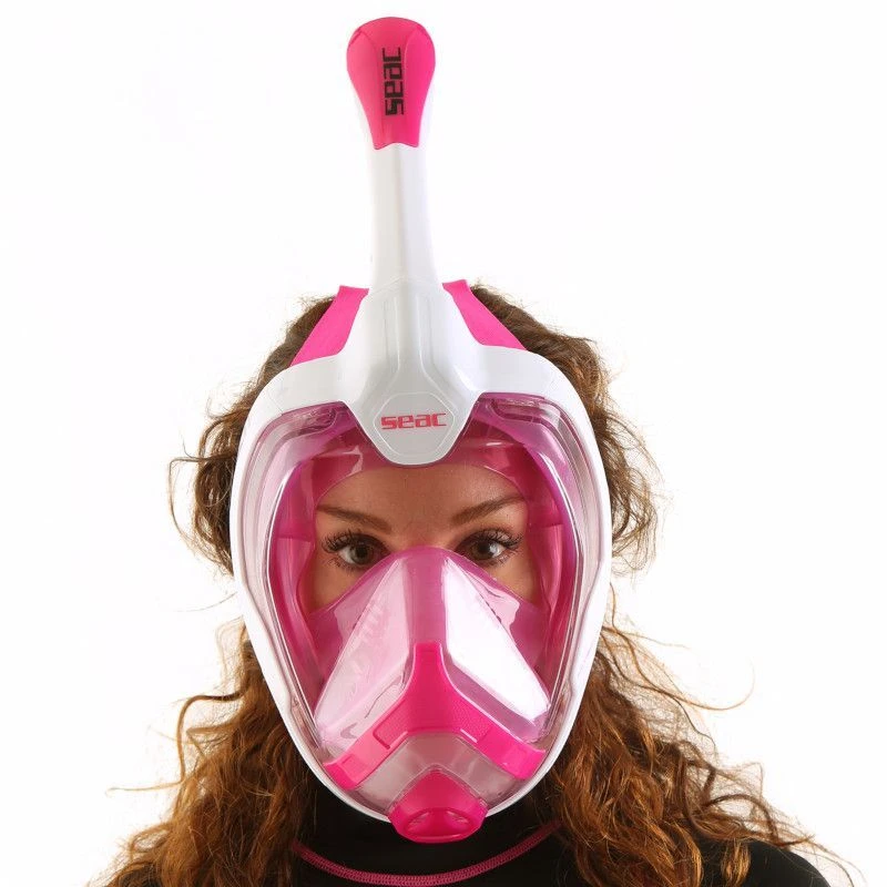 Masque Snorkeling Seac Grande Faciale Magica Blanc/Rose 5 Masque Snorkeling Seac Grande Faciale Magica Blanc/Rose – Image 3