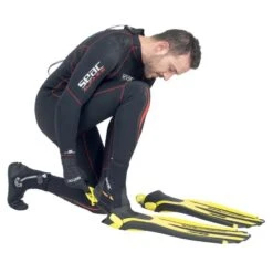 Palmes Réglables Seac Propulsion S Jaune -Seac palmes reglables seac propulsion s jaune 6