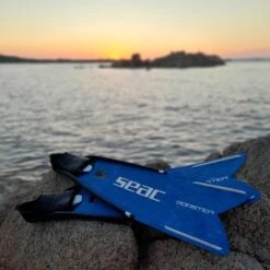 Palmes Seac Booster Camo Bleu/Blanc -Seac palmes seac booster camo bleu blanc 5