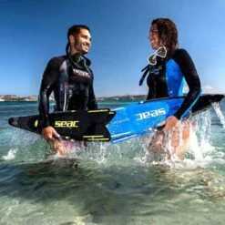 Palmes Seac Booster Noir/Jaune -Seac palmes seac booster noir jaune 5