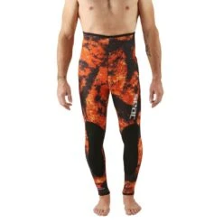 Pantalon De Chasse Seac Ghost Rouge 5mm -Seac pantalon de chasse sous marine seac ghost orange rouge 5mm 3