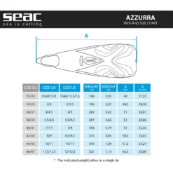 SEAC Palmes Snorkeling Azzurra -Seac seac palmes snorkeling azzurra 12